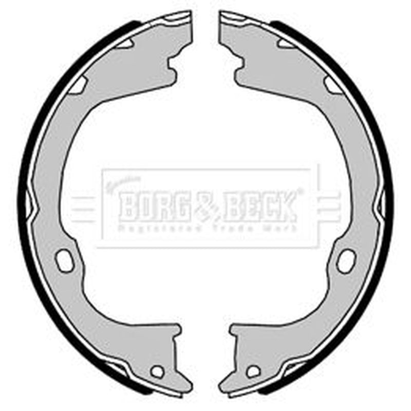 Borg & Beck Parking Brake Shoe Set BBS6489