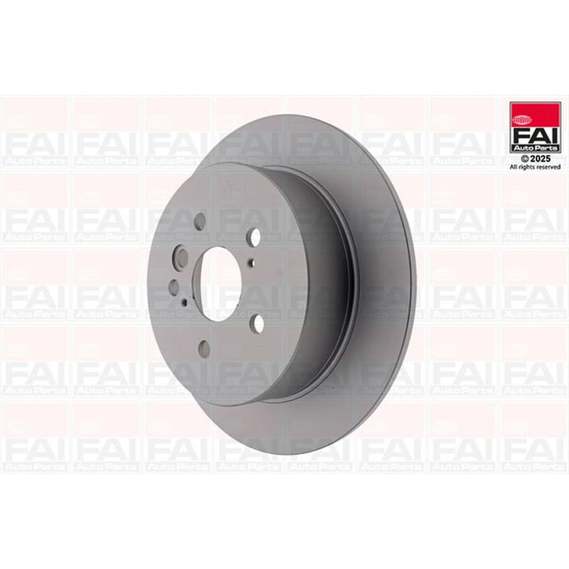 FAI 2 x Solid Rear Brake Discs BD207