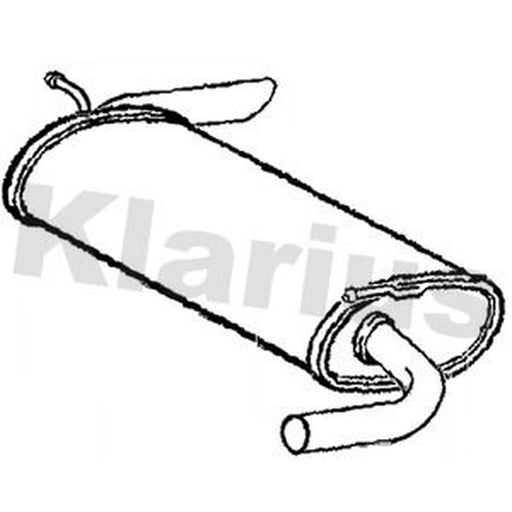 Klarius Box With Tail Pipe Rear CL356J