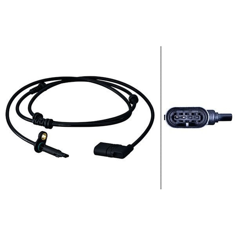 Hella ABS Wheel Speed Sensor Front 6PU 358 216-191