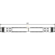 NAPA Brake Hydraulic Hose Line Rear NBH1318