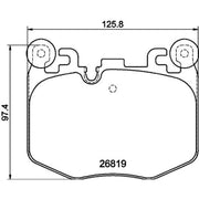 Mintex Front Brake Pad Set MDB4382