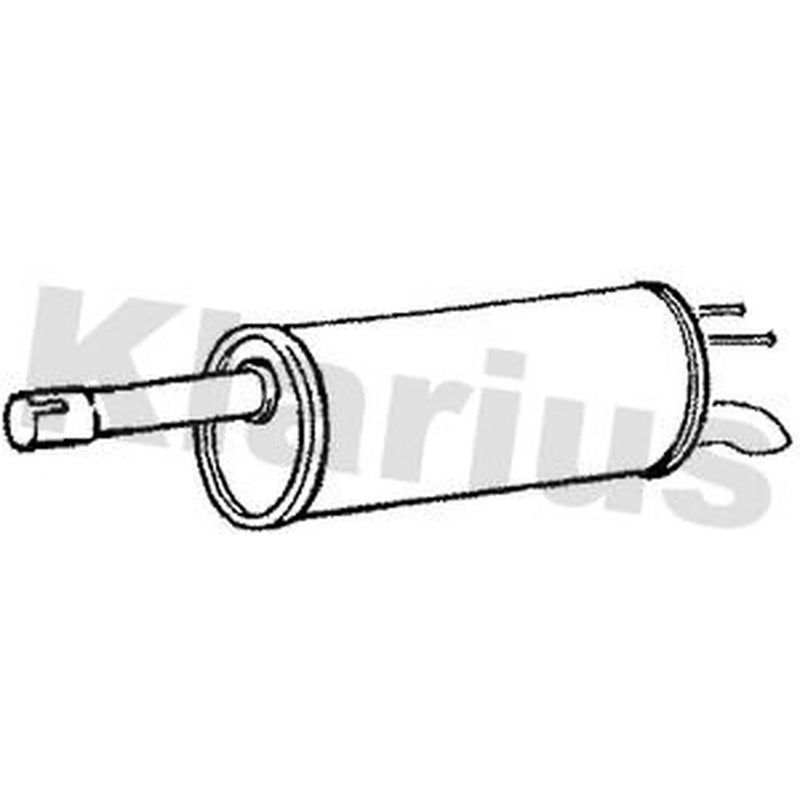 Klarius Box With Tail Pipe Rear FT744T