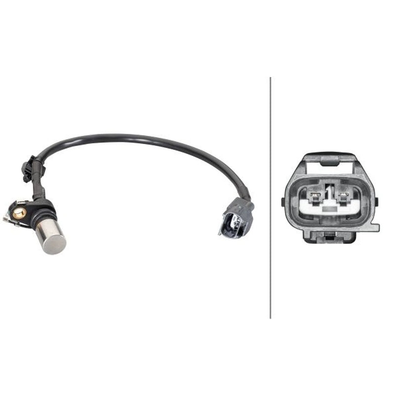Hella Crankshaft Position Sensor Lower 6PU 013 122-761