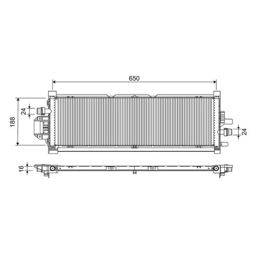 Valeo Engine Radiator 701298
