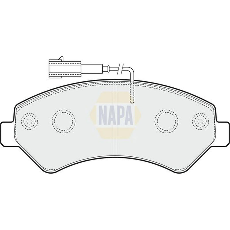 NAPA Front Brake Pad Set NBP1028