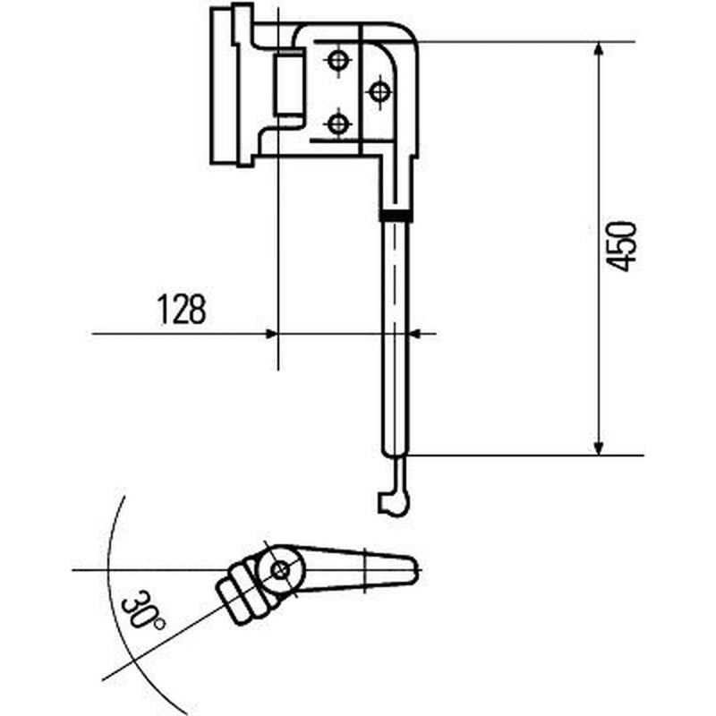 Hella Exterior Mirror Holder Right 8HG 503 009-082