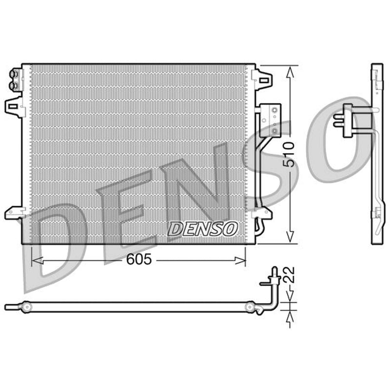 Denso Air Conditioning Condenser DCN06006