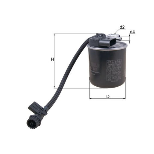 Mahle Fuel Filter Element KL 947