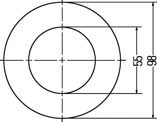 Hella 8RA 008 405-007 Reflector