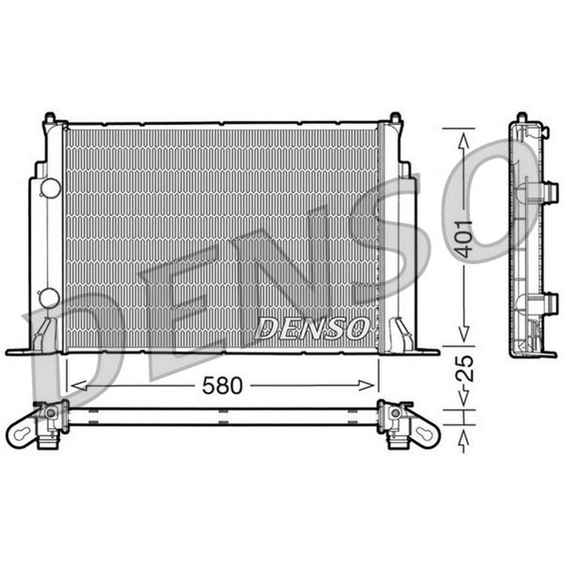Denso Engine Radiator DRM09122