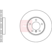 Apec 2 x Vented Front Brake Discs DSK2705