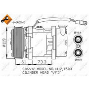 NRF Air Conditioning Compressor 32275