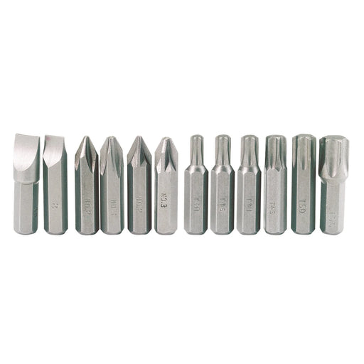 Draper Impact Screwdriver Bit Set 12 Piece 8mm Hexagon