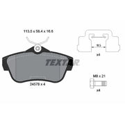 Textar Rear Brake Pad Set 2457801