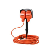 Faithfull Power Plus Outdoor Ground Spike Socket IP54 230V 15M 13A - FPPCRWSPIKE