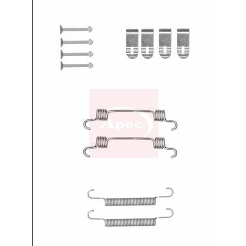 Apec Parking Brake Shoe Accessory Kit Rear KIT2134