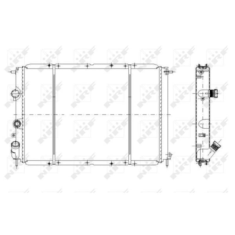 NRF Engine Radiator 58106