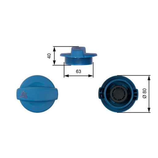 Gates Coolant Expansion Tank Cap RC237
