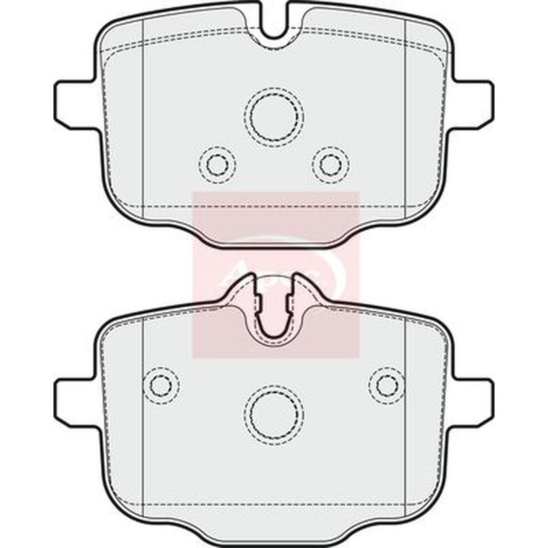Apec Rear Brake Pad Set PAD1779