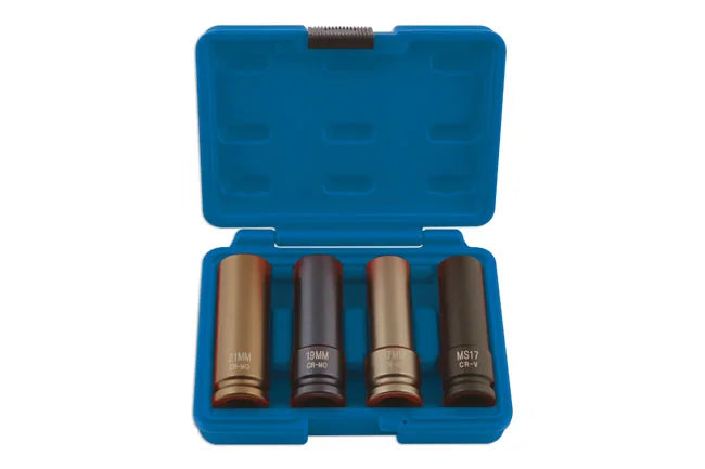 Laser Tools Wheel Nut Socket Set 4pc - PL
