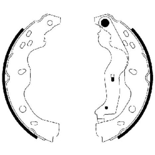 Textar Brake Shoe Set Axle Kit 91067500