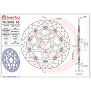 Brembo 2 x Floating Front Brake Disc Brake Discs 78B40878