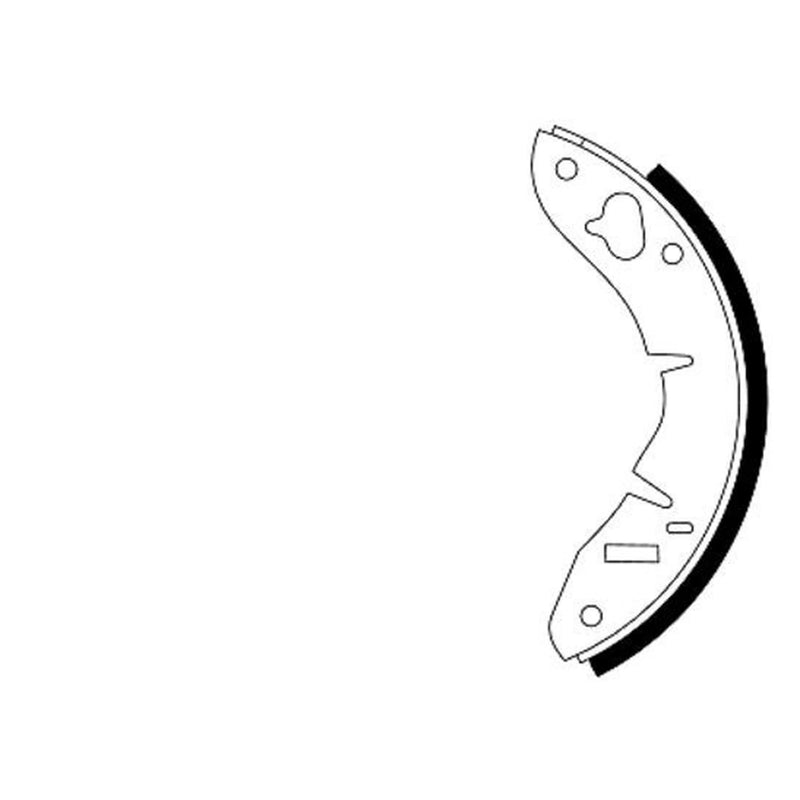 Mintex Brake Shoe Set Axle Kit MLR5