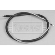 Borg & Beck Handbrake Cable Left Rear BKB2616