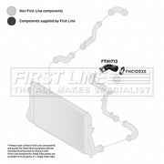 First Line Intercooler Turbo Charge Air Hose FTH1713