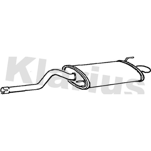 Klarius Box With Tail Pipe Rear SE88B