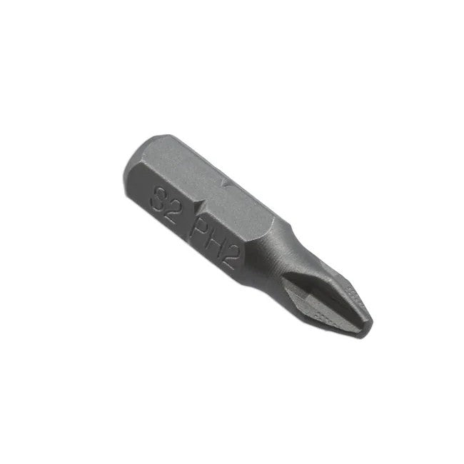 Laser Tools Non-Slip 'Cubic' Tip Bit Set Ph2 15pc - PL