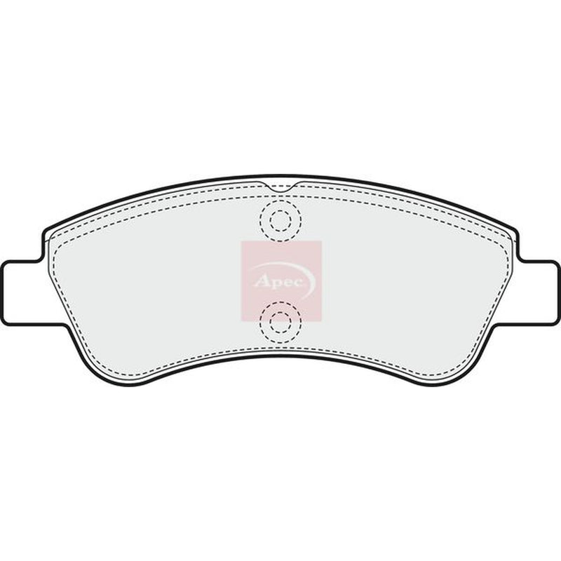 Apec Front Brake Pad Set PAD1546