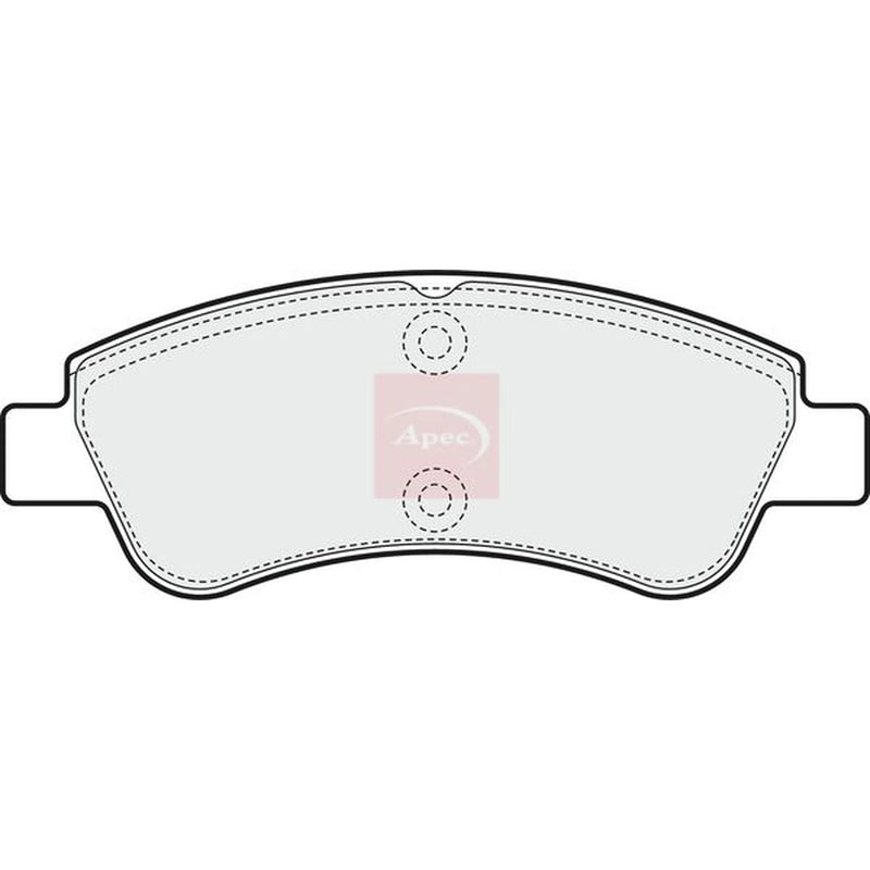 Apec Front Brake Pad Set PAD1546