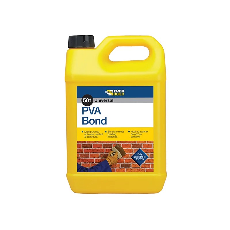 Everbuild Sika 501 PVA Bond 5L - 482246