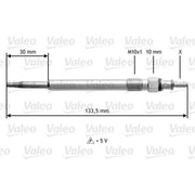 Valeo Diesel Engine Glow Plug 345188