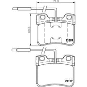 DON Front Brake Pad Set PCP1579