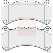 Apec Front Brake Pad Set PAD1666
