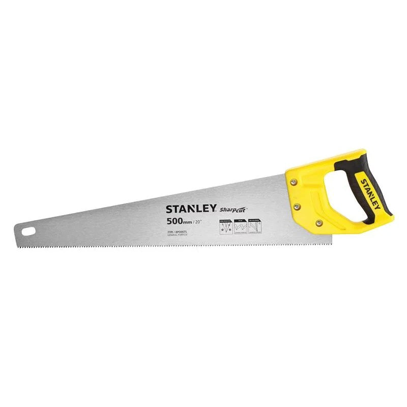 STANLEY® Hand Tools Sharpcut™ Handsaw 500mm (20in) 7 TPI - STHT20367-1