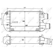 NRF Intercooler (Charge Air Cooler) 30122A