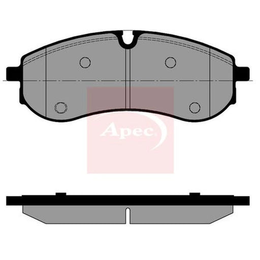 Apec Rear Brake Pad Set PAD2586