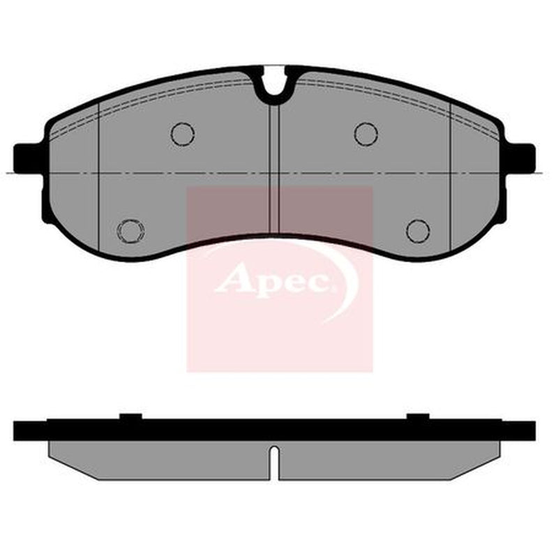Apec Rear Brake Pad Set PAD2586