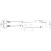 Apec Brake Hydraulic Hose Line Rear HOS3798