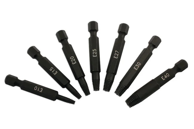 Laser Tools Extractor Set for Torx® Fixings 7pc - PL
