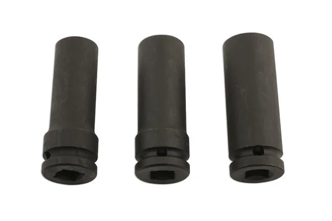 Laser Tools Damaged Wheel Nut Remover 1/2"D 3pc - PL