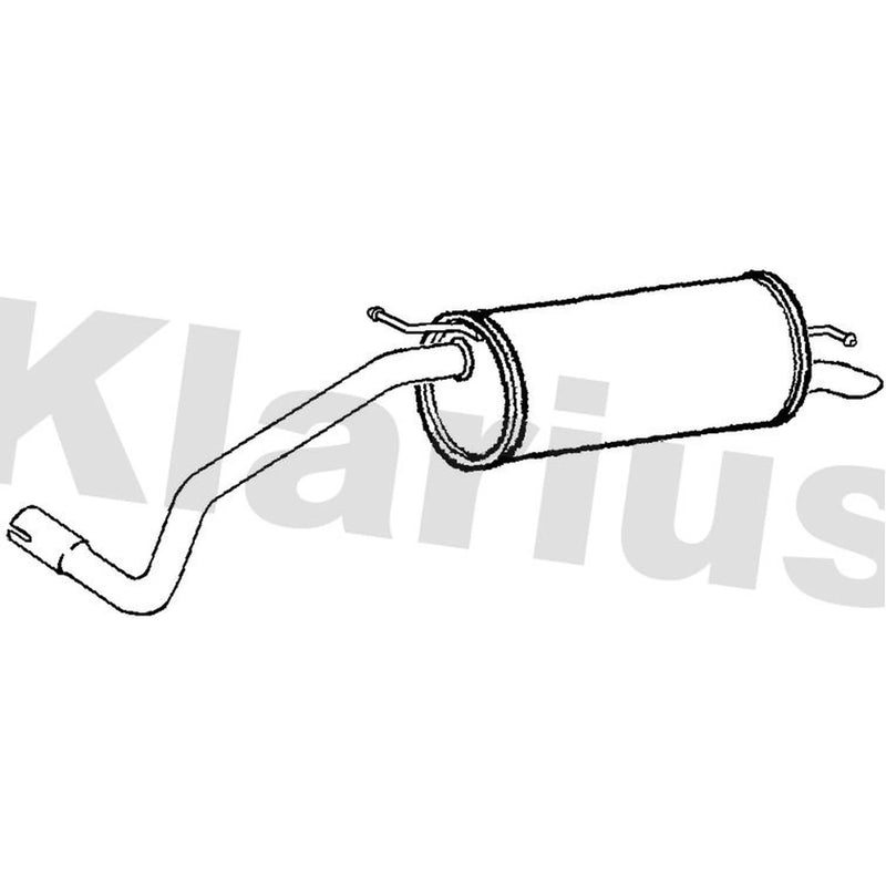 Klarius Box With Tail Pipe Rear SK77D