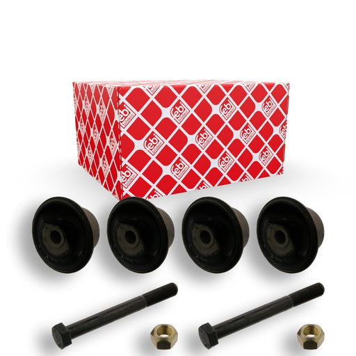 FEBI BILSTEIN 01196 Axle Beam Bush Set Rear Rubber/Metal Fits VW Passat Santana FEBI - Town Parts