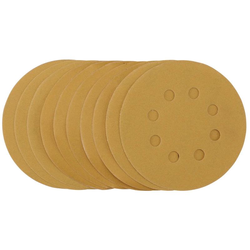 Draper Gold Sanding Discs 125mm 320 Grit Pack of 10