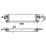 NRF Intercooler (Charge Air Cooler) 30510