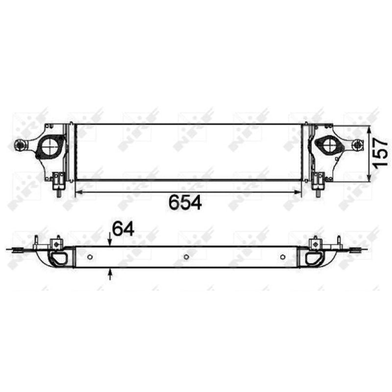 NRF Intercooler (Charge Air Cooler) 30510